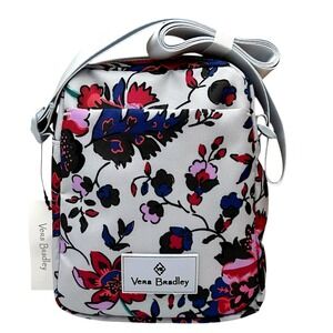 Vera Bradley Mini Hipster Built In Wallet RFID Vineyard Floral 6x8x2 Gray-Multi‎